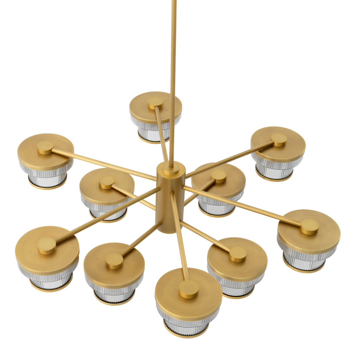 Ribbed Glass Chandelier Andromeda | Eichholtzmh.com