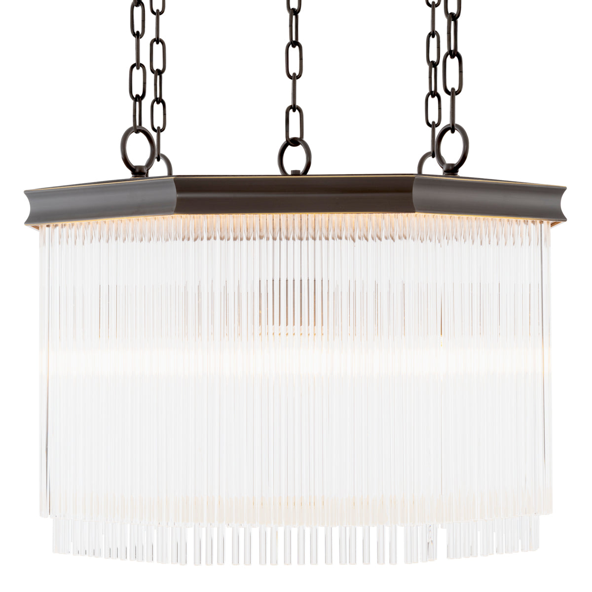 White Glass Rods Chandelier Estela | Eichholtzmh.com