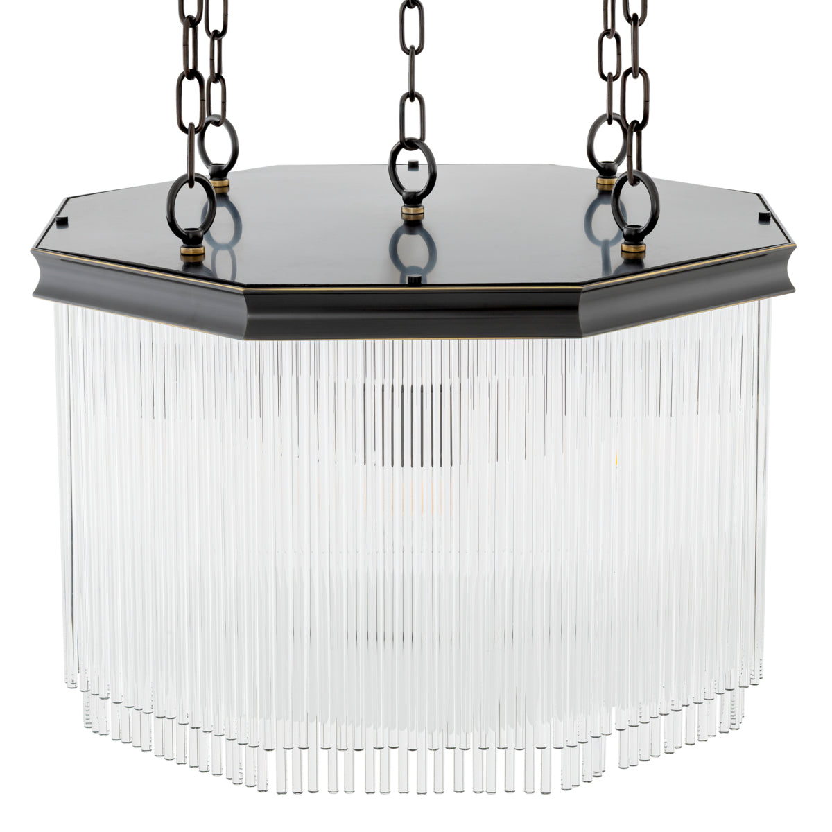 White Glass Rods Chandelier Estela | Eichholtzmh.com