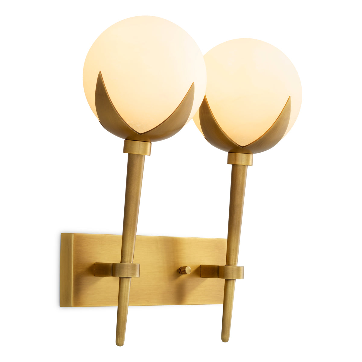 Brass Alabaster Wall Lamp Alesa | Eichholtzmh.com