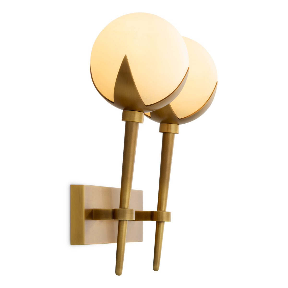 Brass Alabaster Wall Lamp Alesa | Eichholtzmh.com