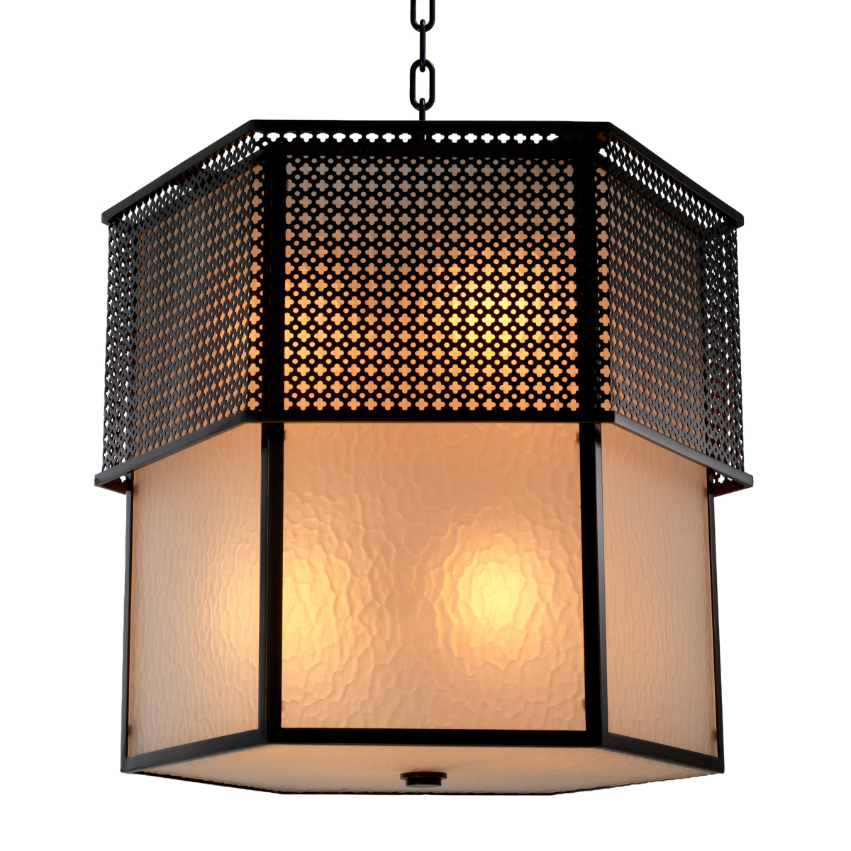 Bronze Frosted Glass Chandelier Minerva | Eichholtzmh.com
