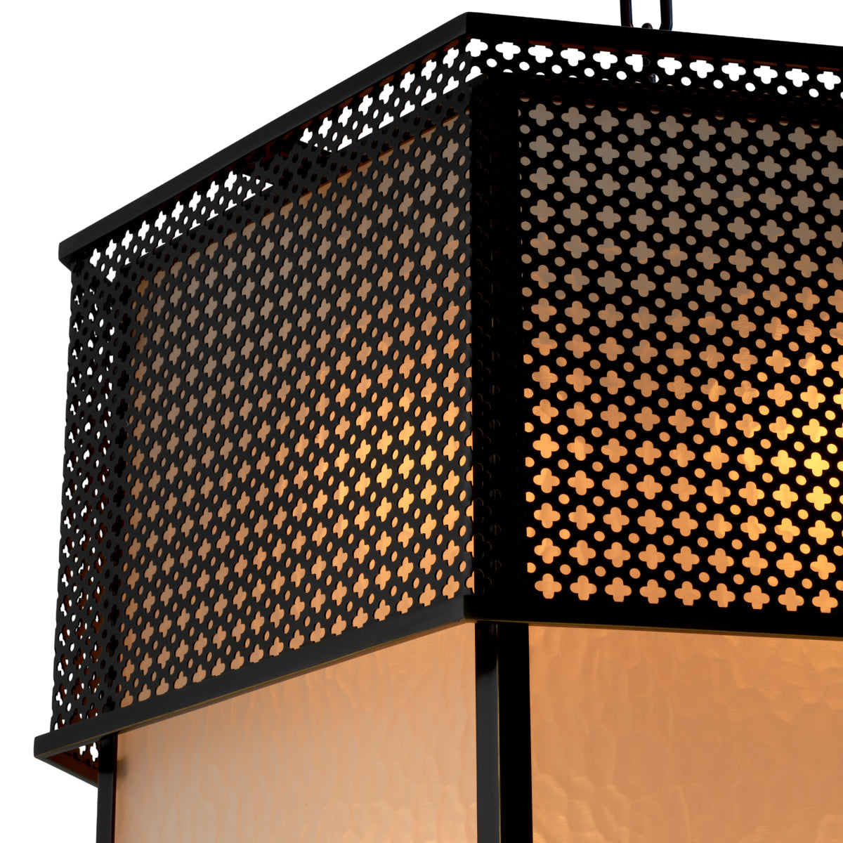 Bronze Frosted Glass Chandelier Minerva | Eichholtzmh.com