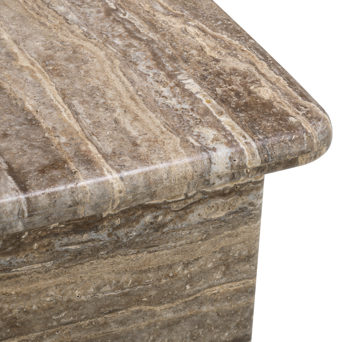 Silver Travertine Coffee Table Ciro | Eichholtzmh.com