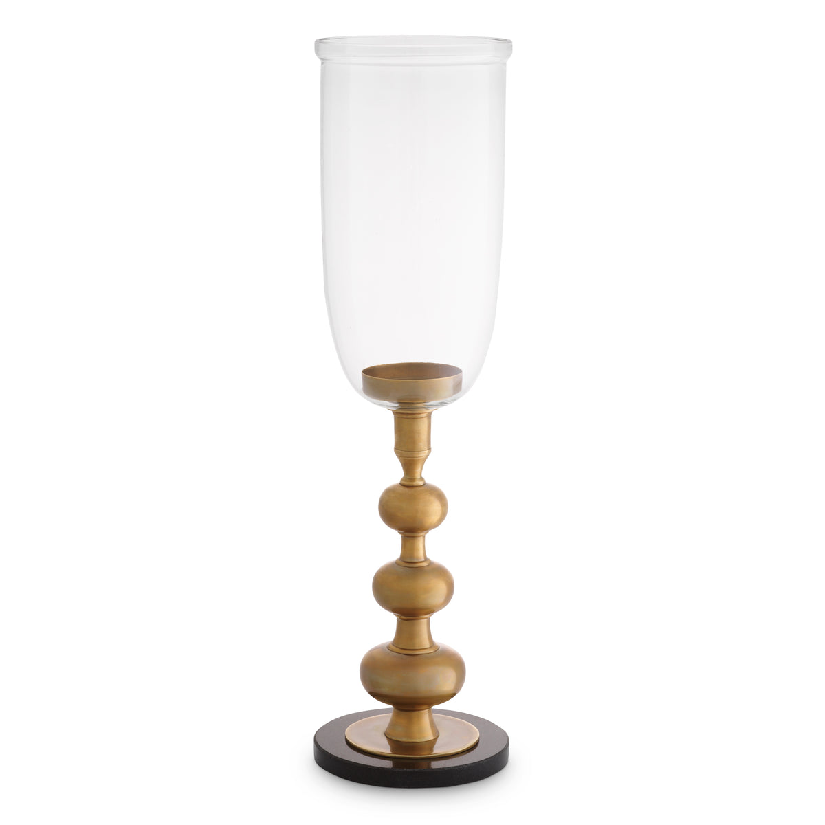 Clear Glass Pedestal Hurricane Ashbourne | Eichholtzmh.com