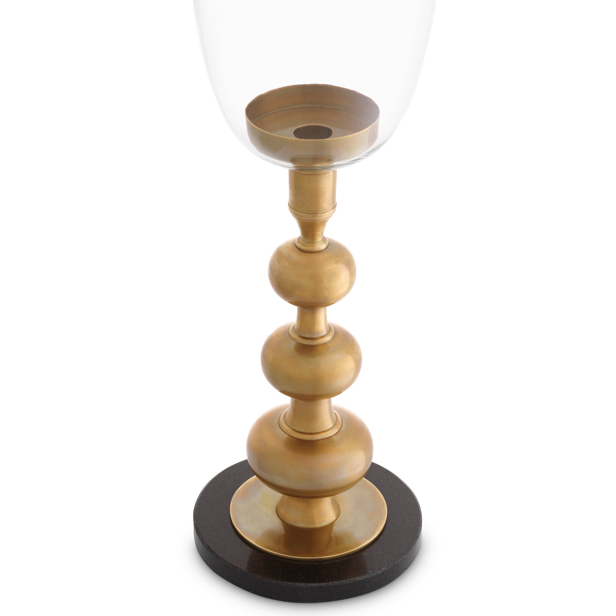 Clear Glass Pedestal Hurricane Ashbourne | Eichholtzmh.com