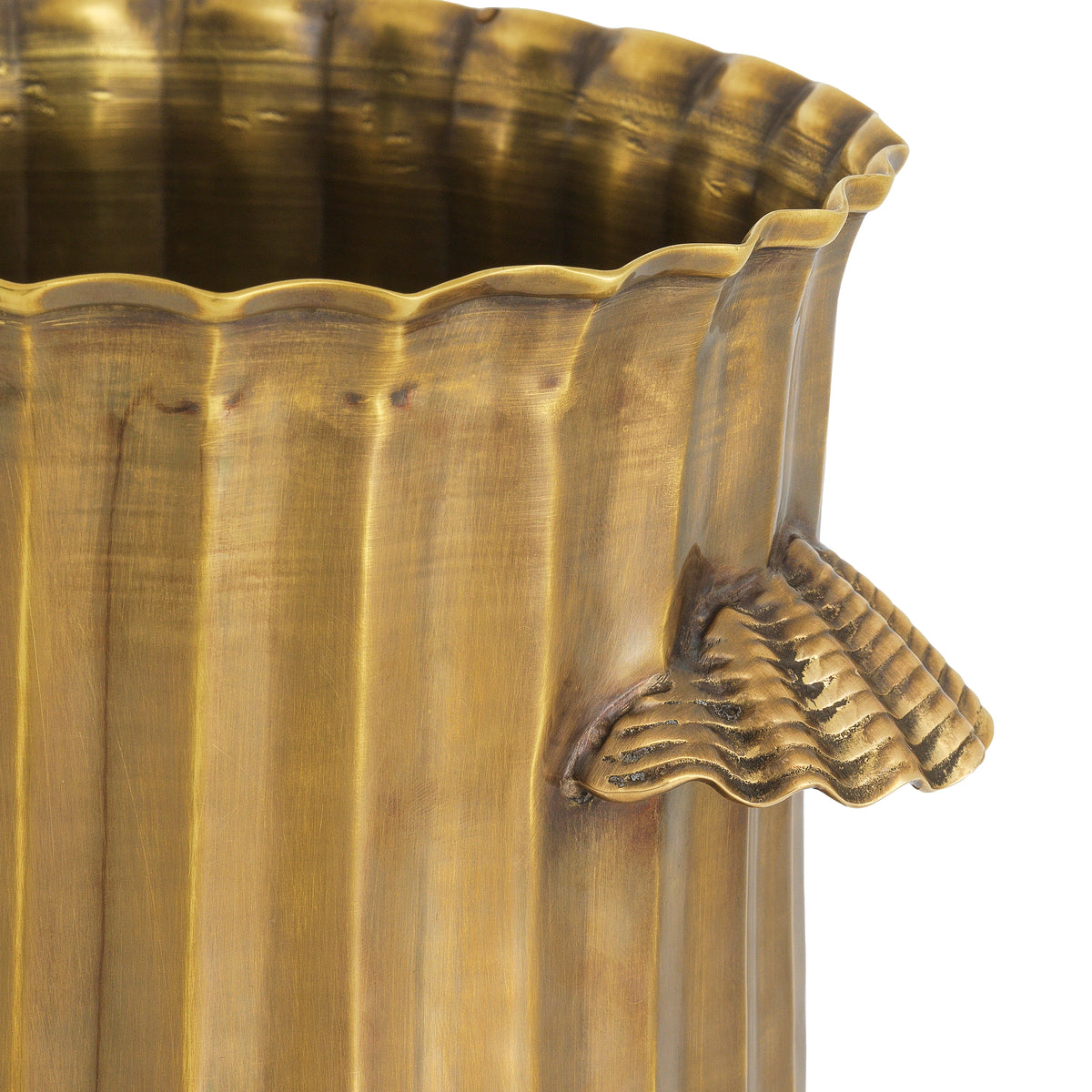 Fluted Aluminum Wine Cooler Sutera | Eichholtzmh.com