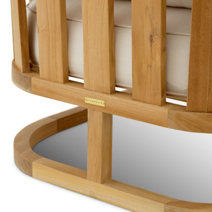 Outdoor Chair Aruba natural teak incl sunbrella canvas cushions