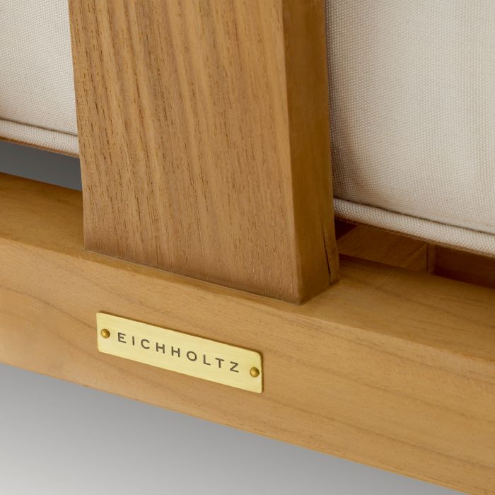 Outdoor Sofa Aruba natural teak incl sunbrella canvas cushions