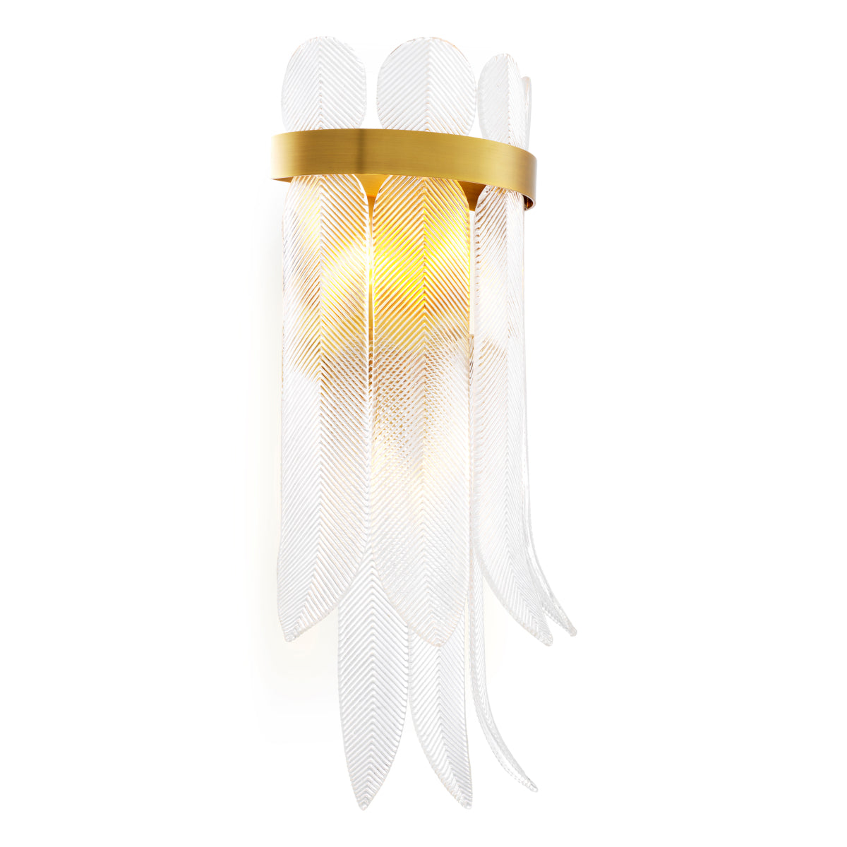 Brass Feather Wall Lamp Erika | Eichholtzmh.com