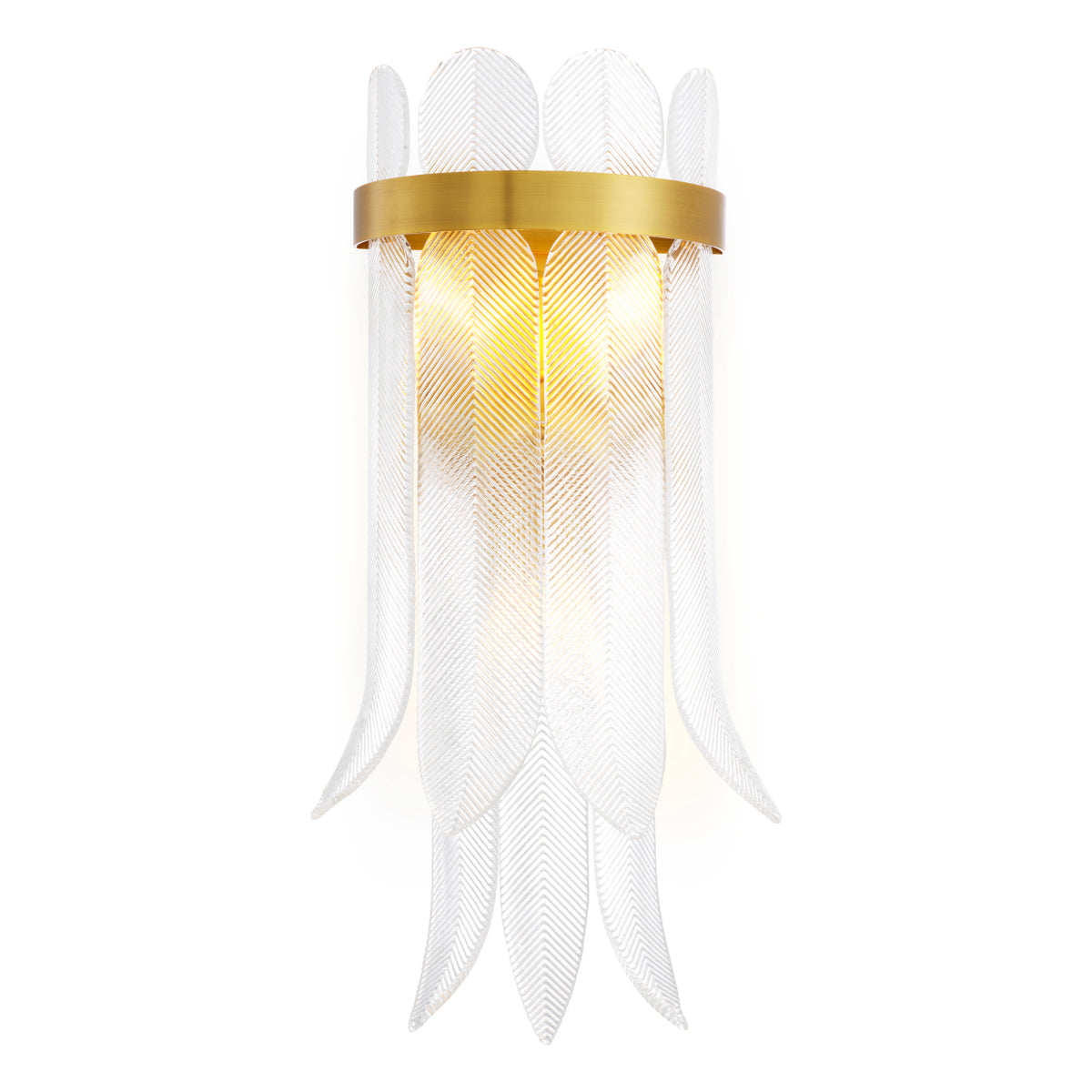 Brass Feather Wall Lamp Erika | Eichholtzmh.com