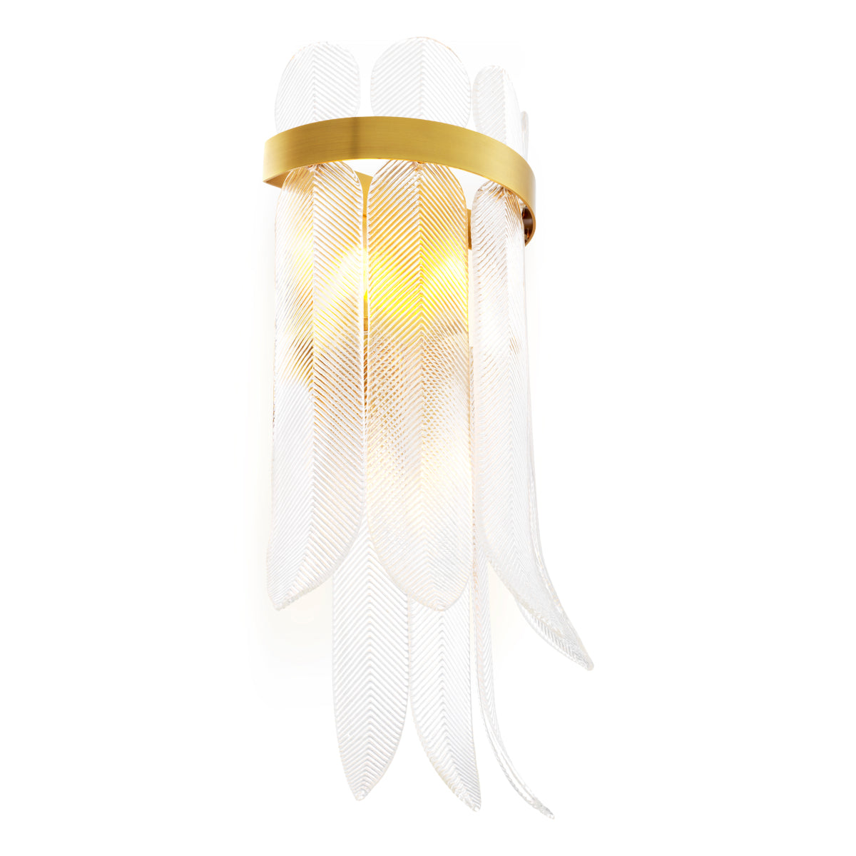 Brass Feather Wall Lamp Erika | Eichholtzmh.com
