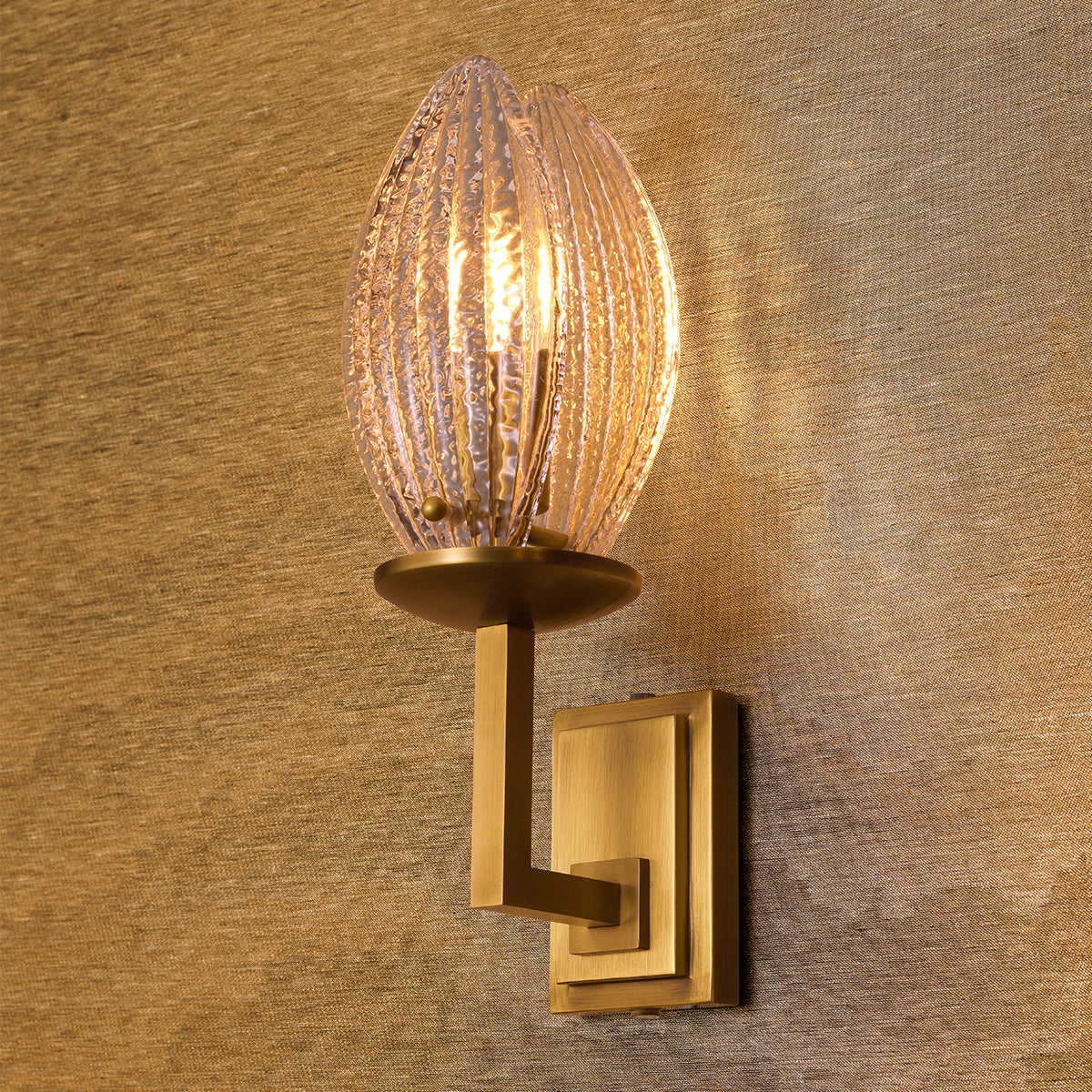 Ribbed Glass Wall Lamp Persephone | Eichholtzmh.com
