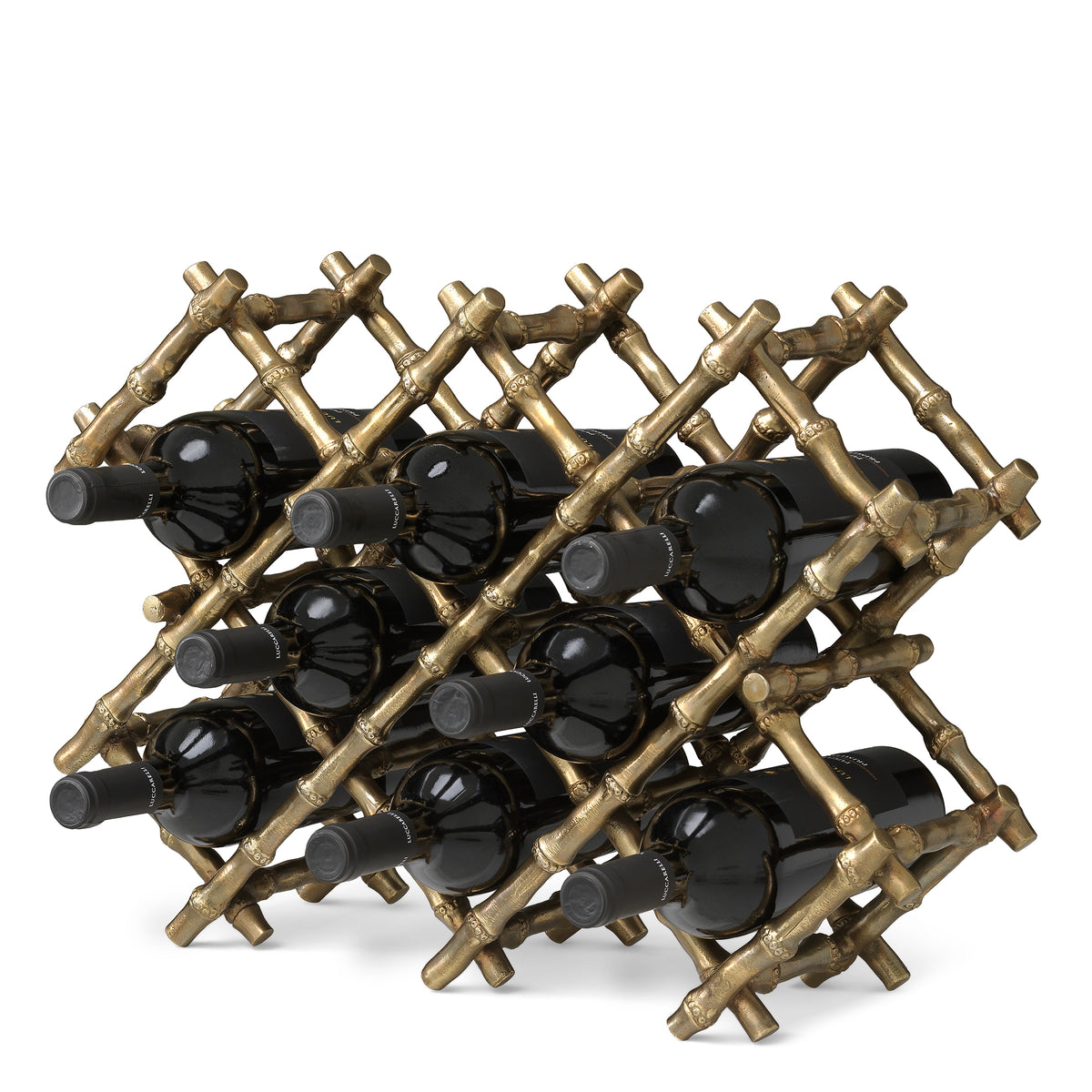 Vintage Brass Wine Rack Sassari | Eichholtzmh.com