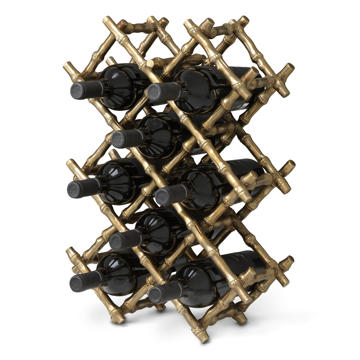 Vintage Brass Wine Rack Sassari | Eichholtzmh.com