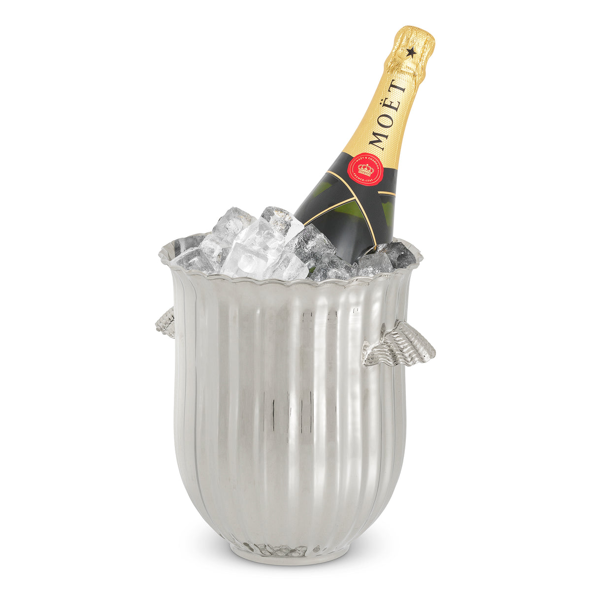 Fluted Aluminum Wine Cooler Sutera | Eichholtzmh.com