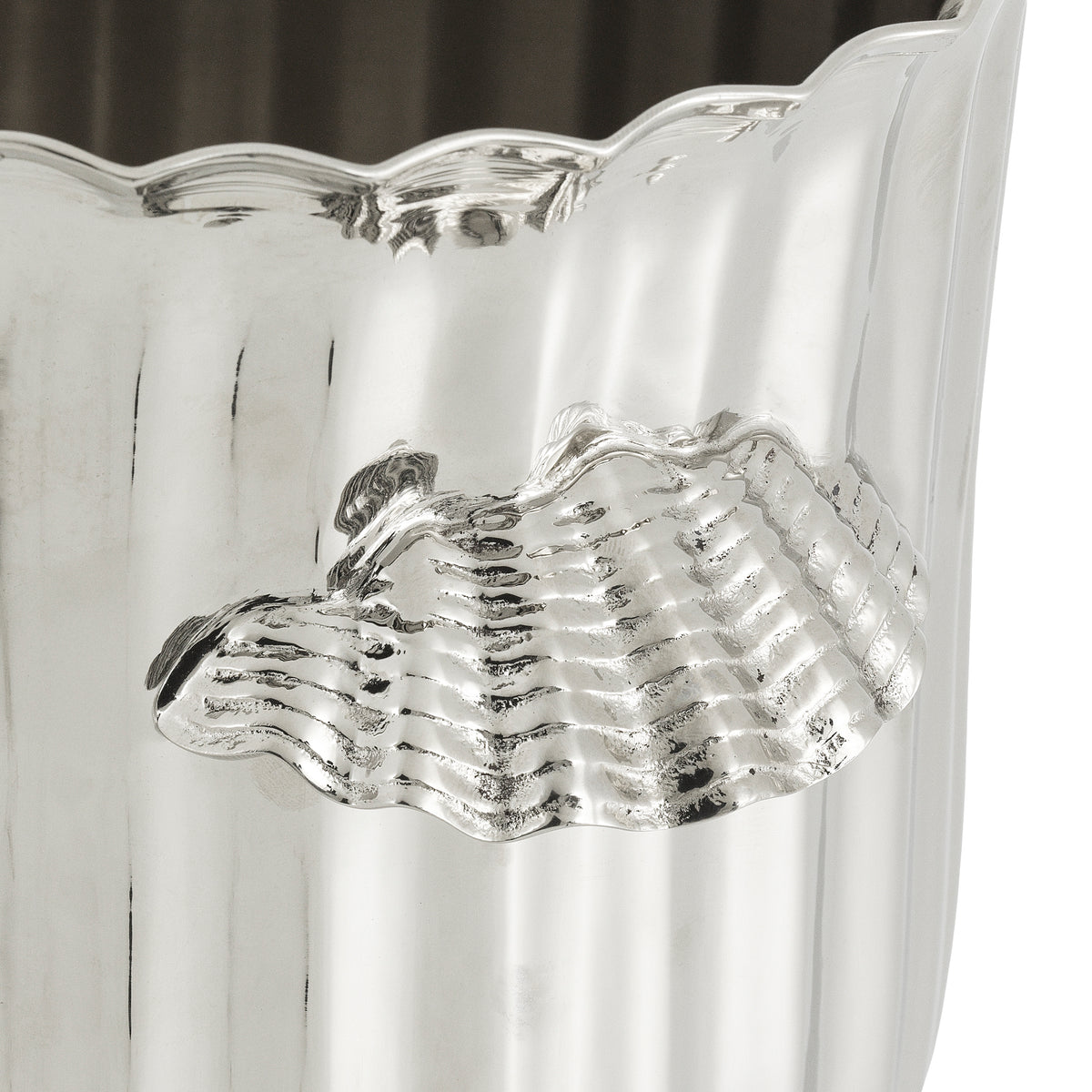 Fluted Aluminum Wine Cooler Sutera | Eichholtzmh.com