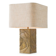 Patterned Vintage Brass Table Lamp Bandol | Eichholtzmh.com