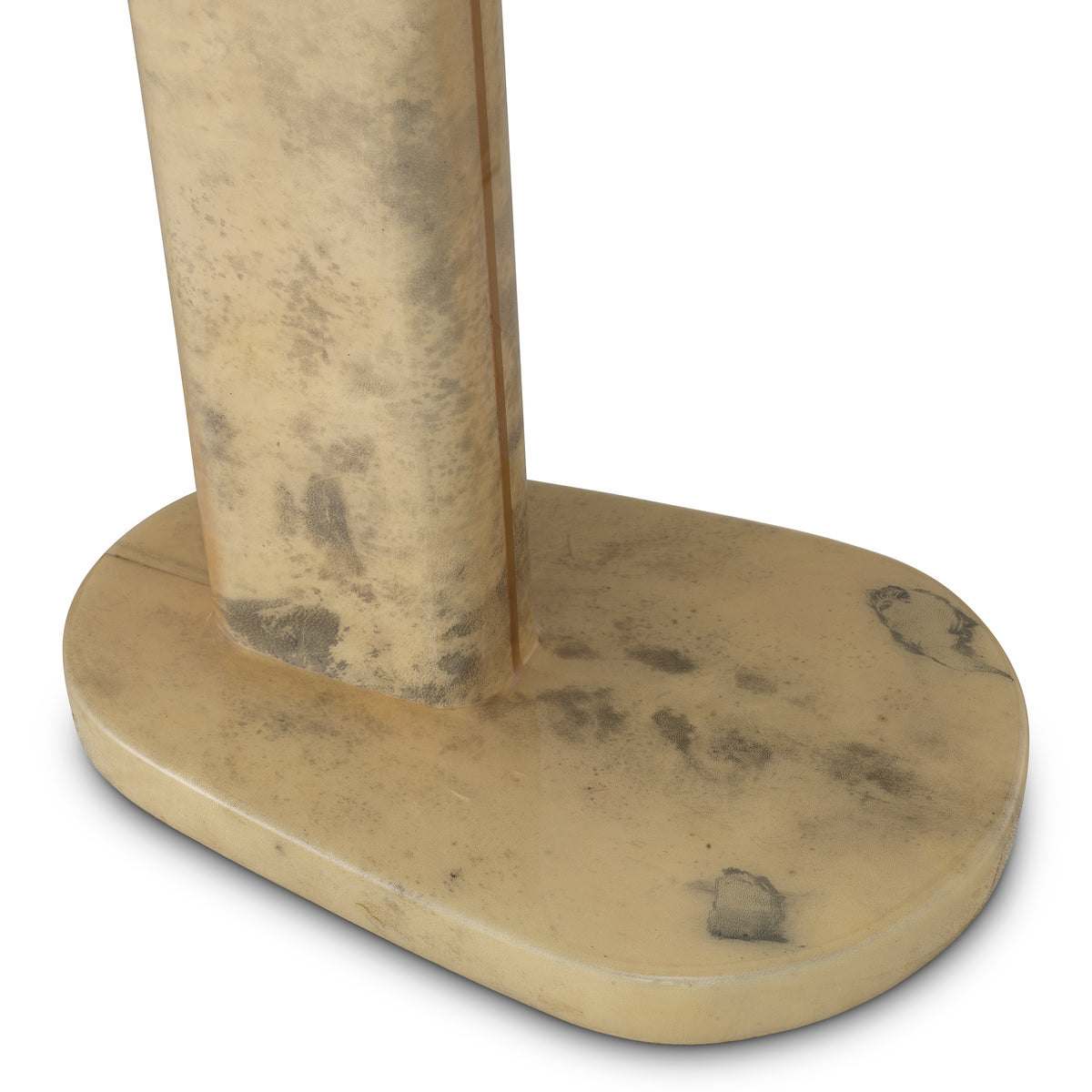 Cream Leather Side Table Manuel | Eichholtzmh.com