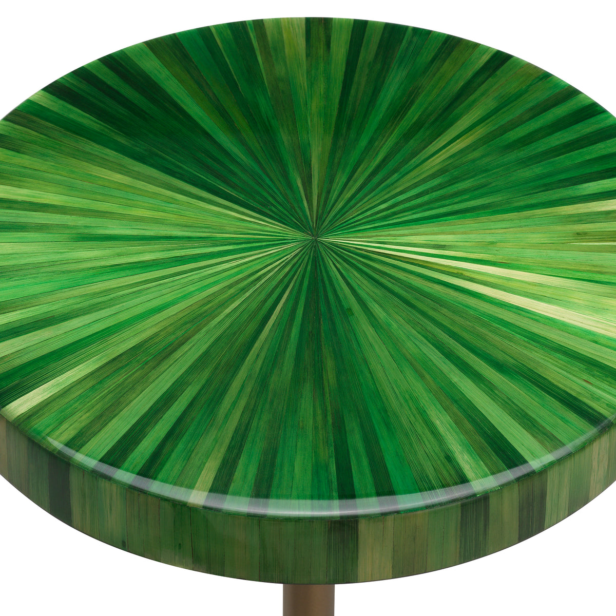 Straw Marquetry Pedestal Side Table Albany | Eichholtzmh.com