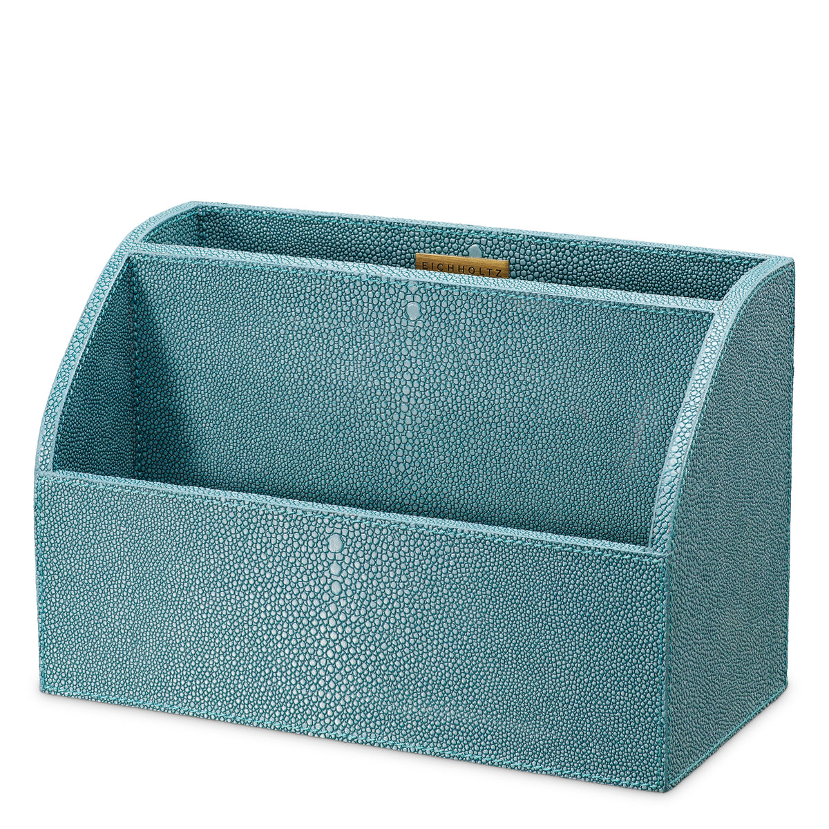 Blue Shagreen-Look Desk Set (3) Scaleo | Eichholtzmh.com