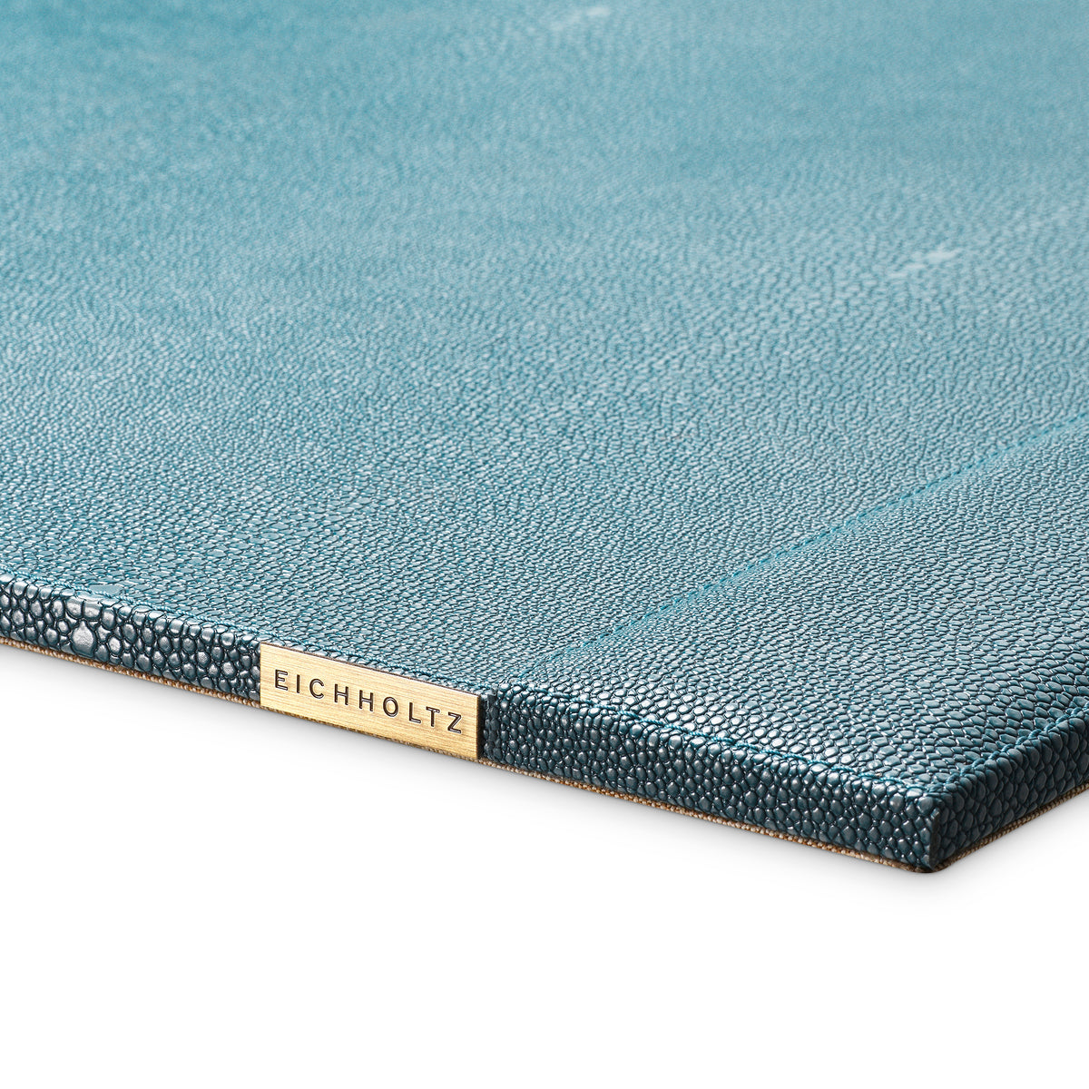 Blue Shagreen-Look Desk Blotter Scaleo | Eichholtzmh.com