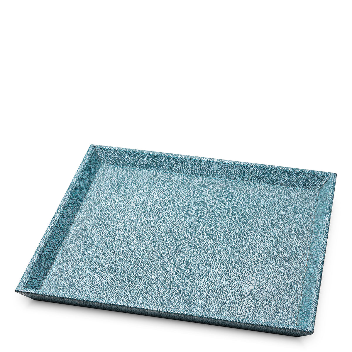 Blue Shagreen-Look Desk Tray Scaleo | Eichholtzmh.com