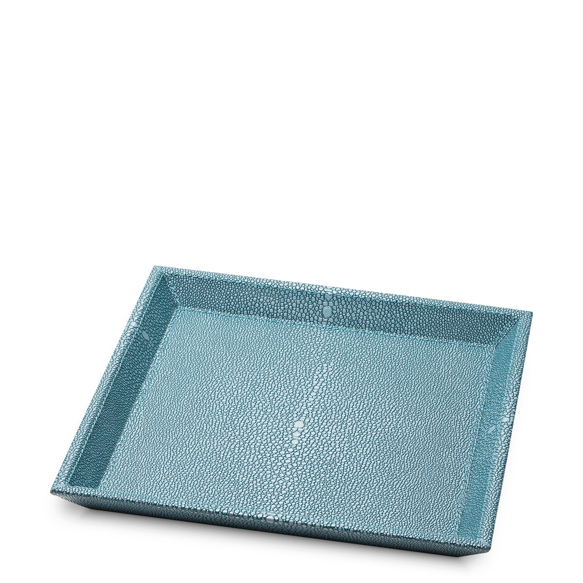 Blue Shagreen-Look Desk Tray Scaleo | Eichholtzmh.com