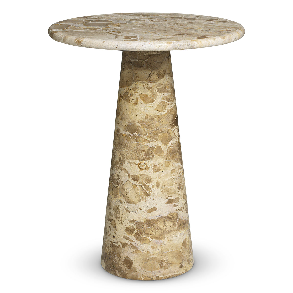 Brown Marble Side Table Adriana | Eichholtzmh.com