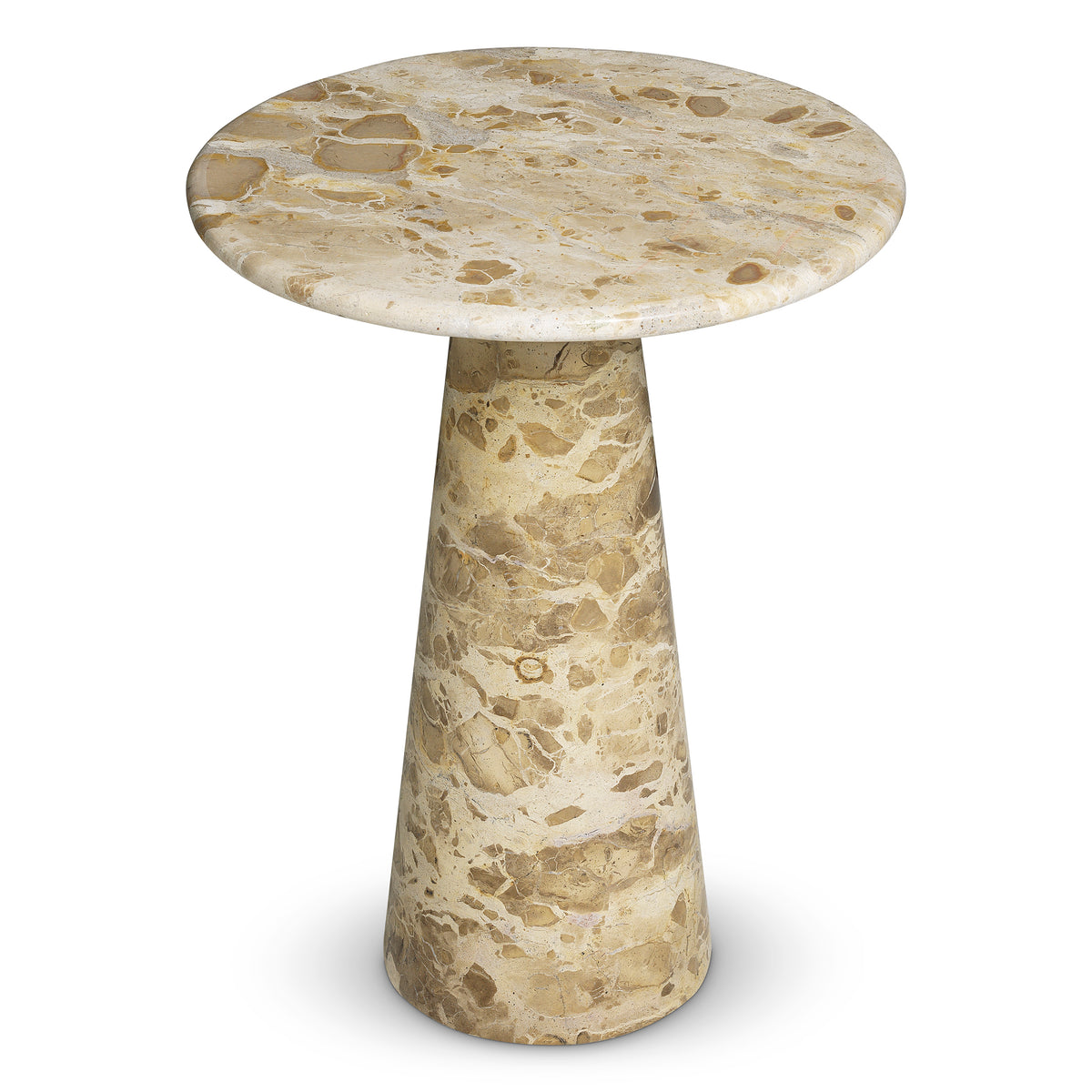 Brown Marble Side Table Adriana | Eichholtzmh.com