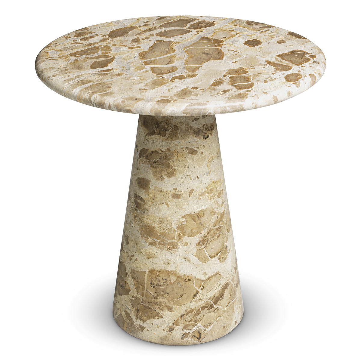 Brown Marble Side Table Adriana | Eichholtzmh.com