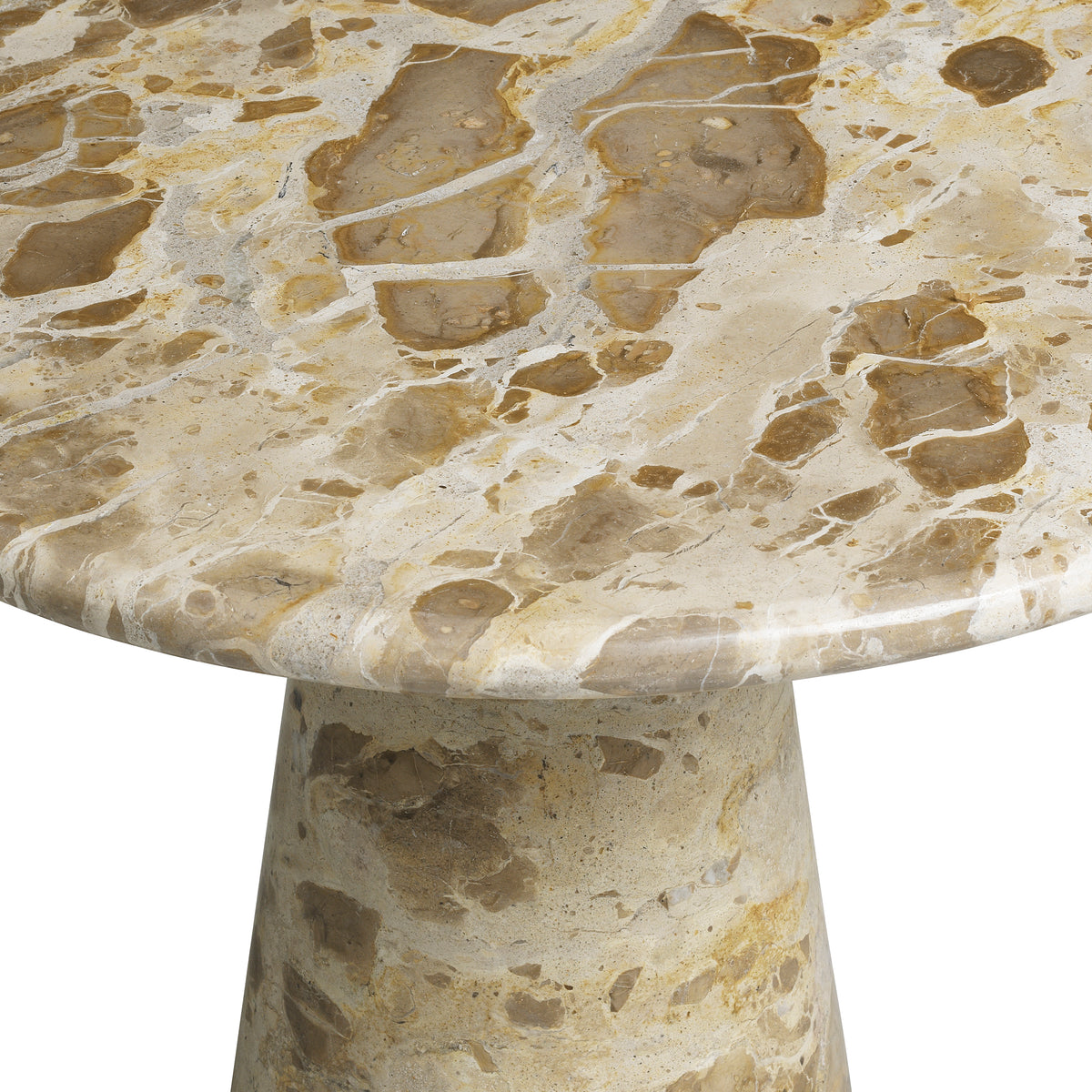Brown Marble Side Table Adriana | Eichholtzmh.com