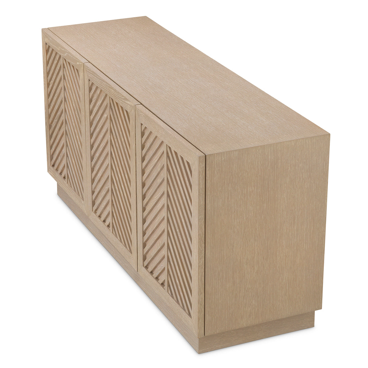 Oak Herringbone 3-Door Dresser Elvador | Eichholtzmh.com