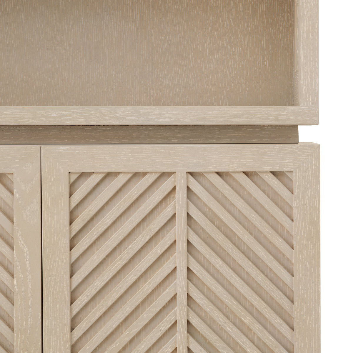 Oak Herringbone Cabinet Elvador | Eichholtzmh.com