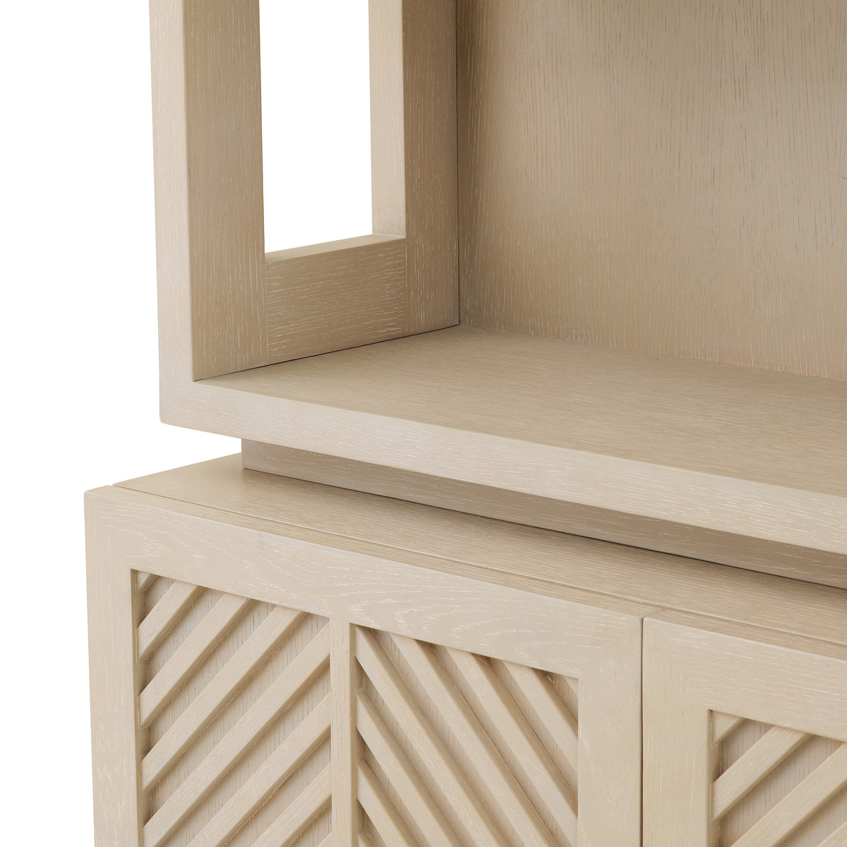 Oak Herringbone Cabinet Elvador | Eichholtzmh.com