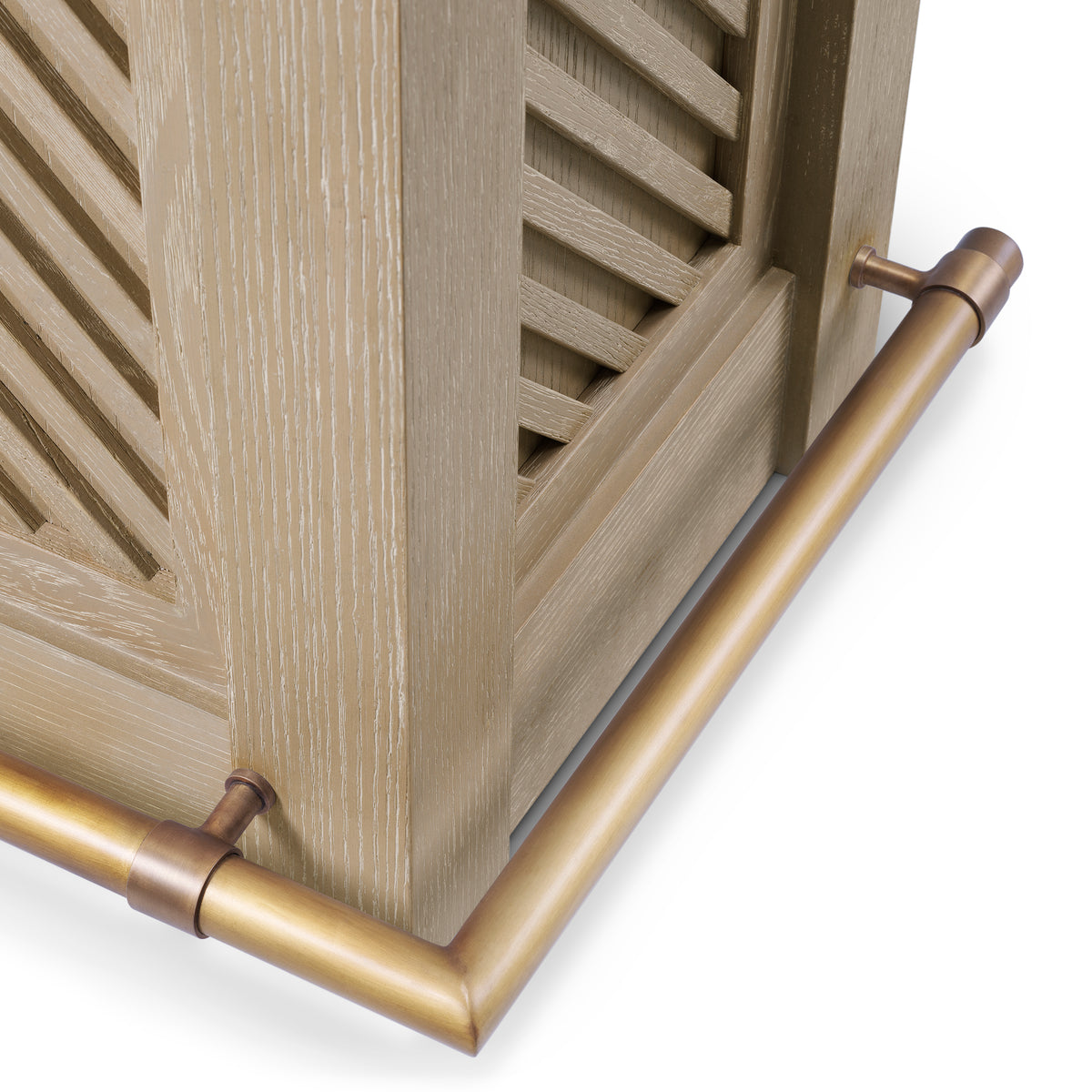 Herringbone Oak Bar Cabinet Elvador | Eichholtzmh.com
