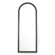 Half-Rounded Black Mirror L Kenton | Eichholtzmh.com