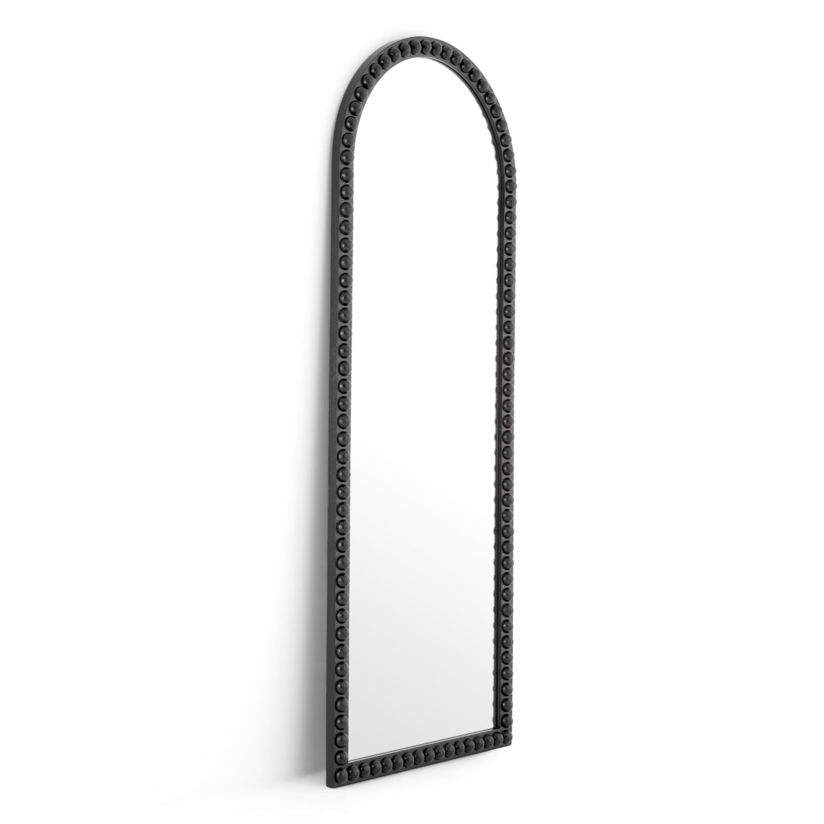 Half-Rounded Black Mirror L Kenton | Eichholtzmh.com