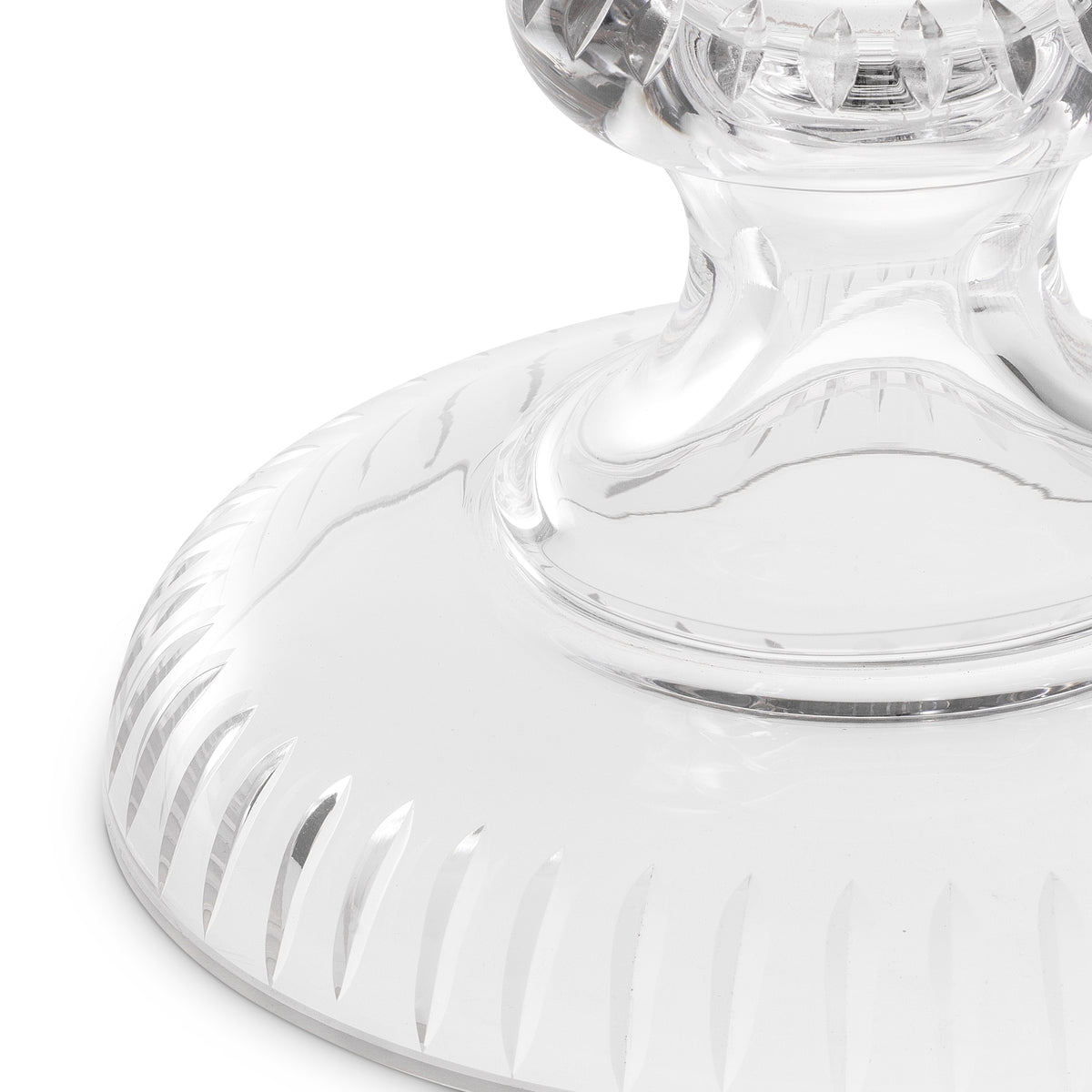 Herringbone Clear Glass Vase Gravon | Eichholtzmh.com
