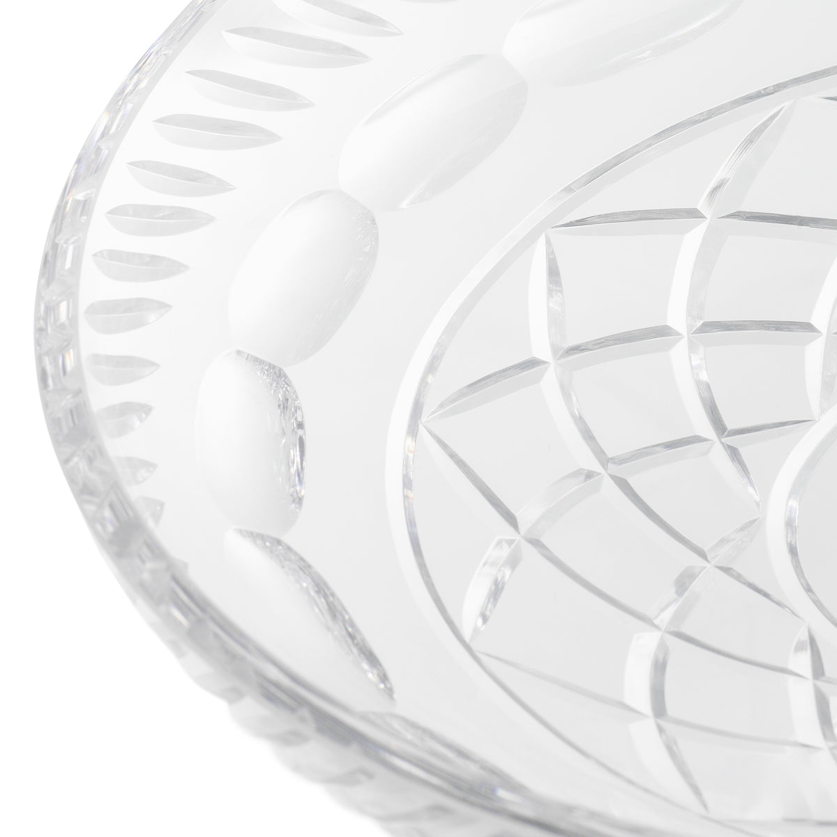 Herringbone Clear Glass Bowl Orsay | Eichholtzmh.com