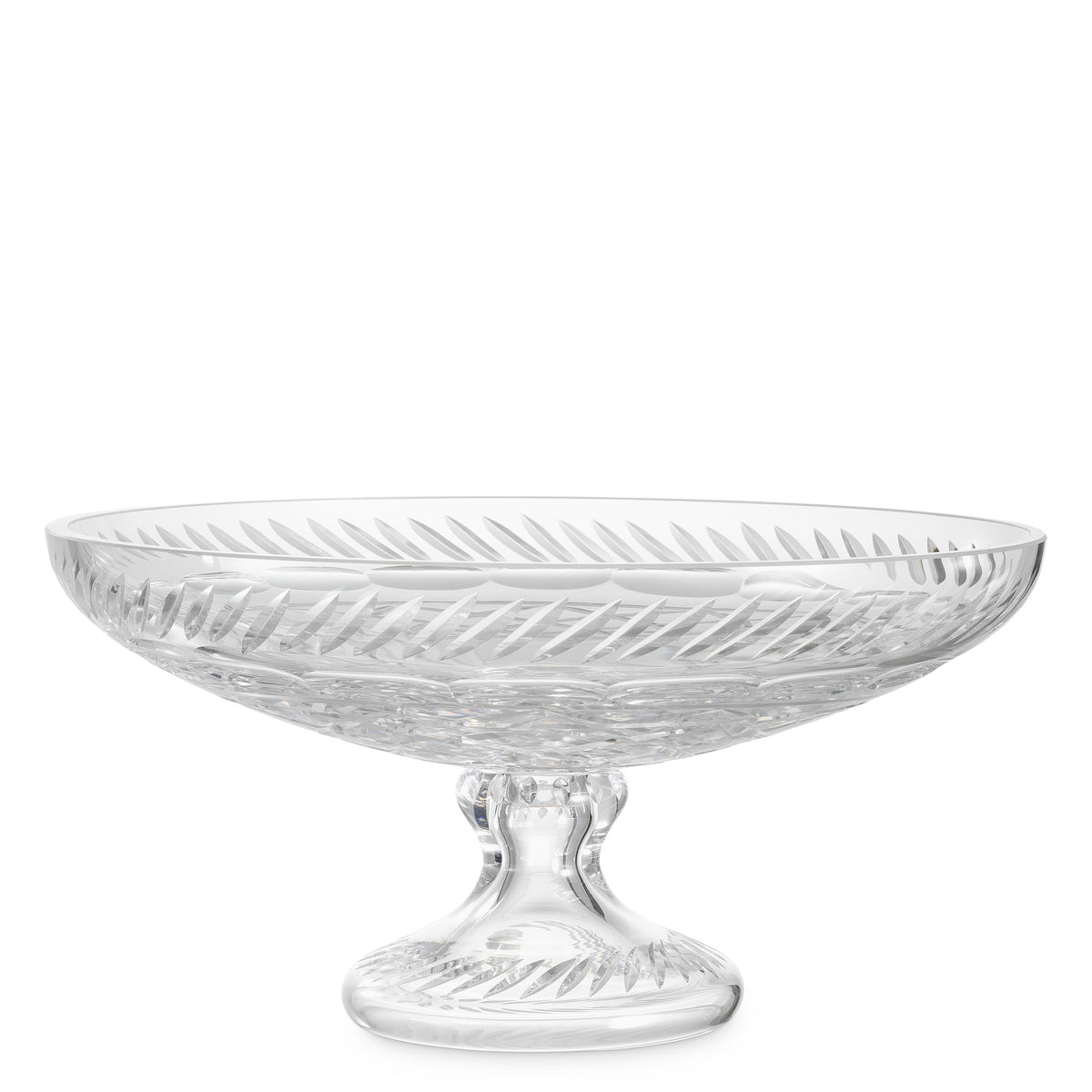 Herringbone Clear Glass Bowl Orsay | Eichholtzmh.com