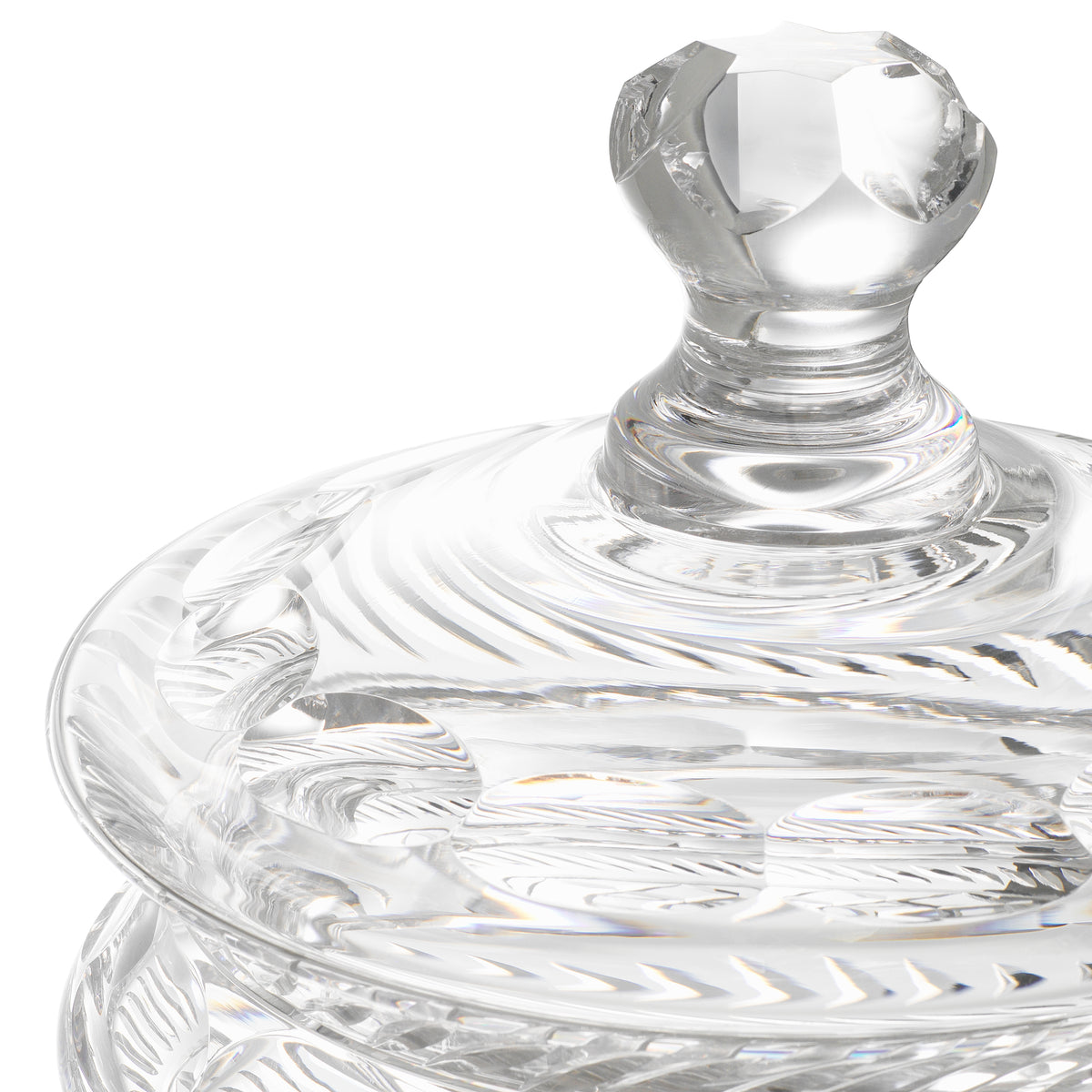 Clear Glass Lidded Jar Cortham | Eichholtzmh.com