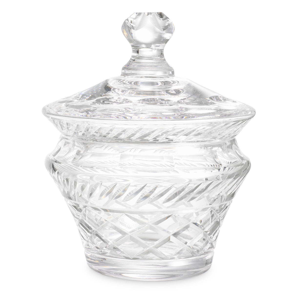 Clear Glass Lidded Jar Cortham | Eichholtzmh.com
