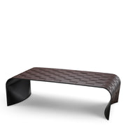 Brown Leather-Look Coffee Table Marcello | Eichholtzmh.com