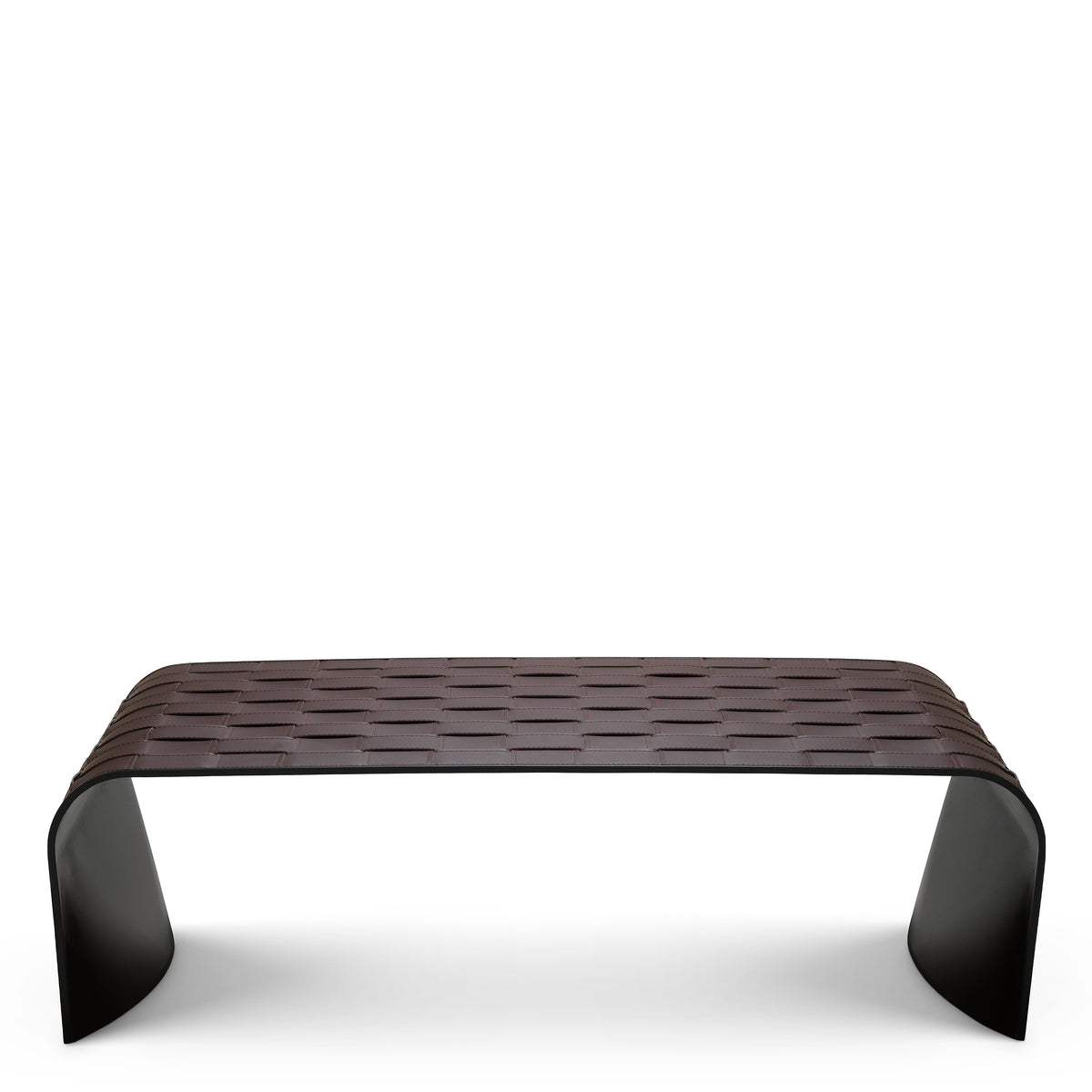 Brown Leather-Look Coffee Table Marcello | Eichholtzmh.com
