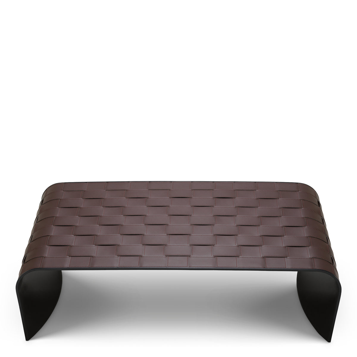 Brown Leather-Look Coffee Table Marcello | Eichholtzmh.com
