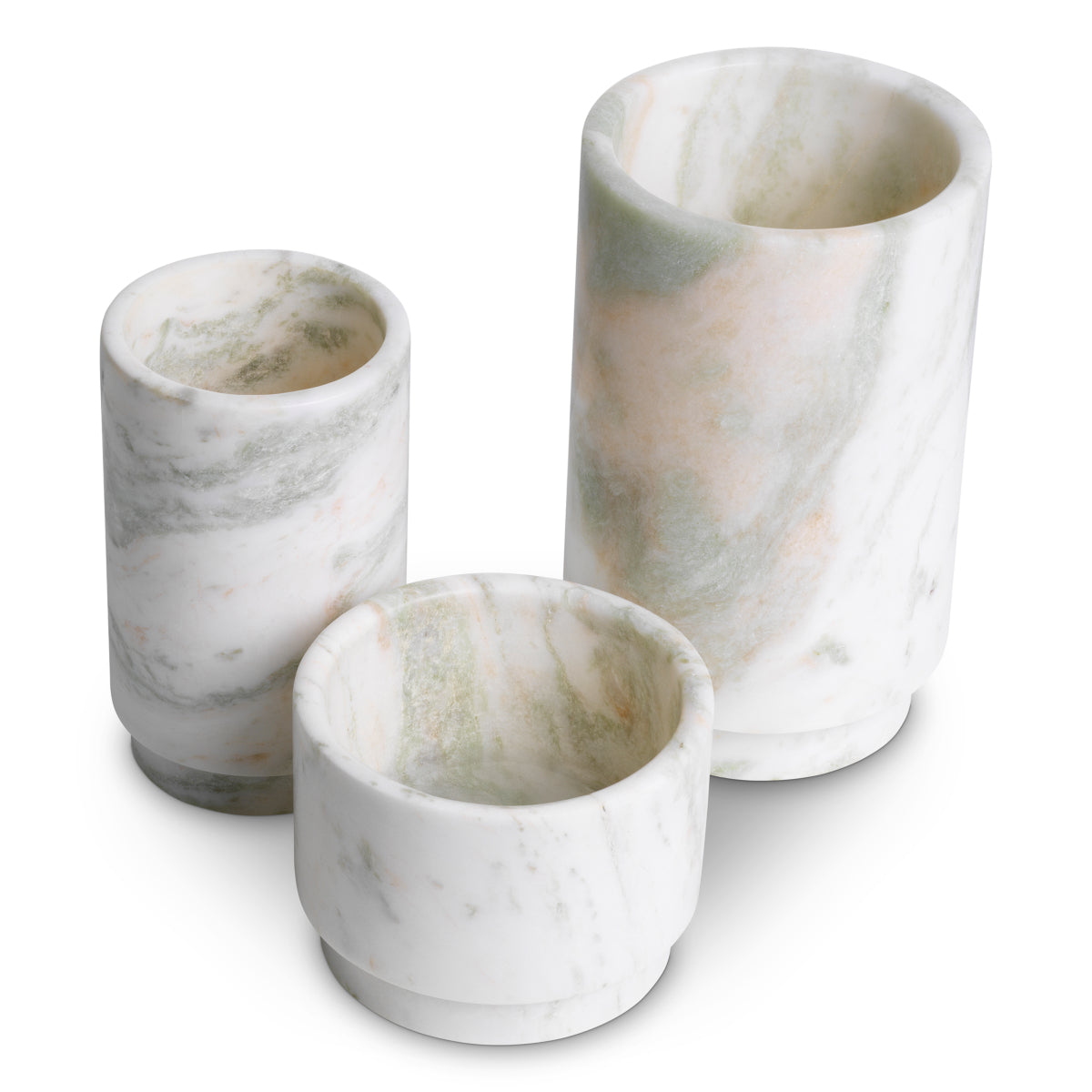 Green Onyx Tealight Holder Leonidas (3) | Eichholtz Manhattan