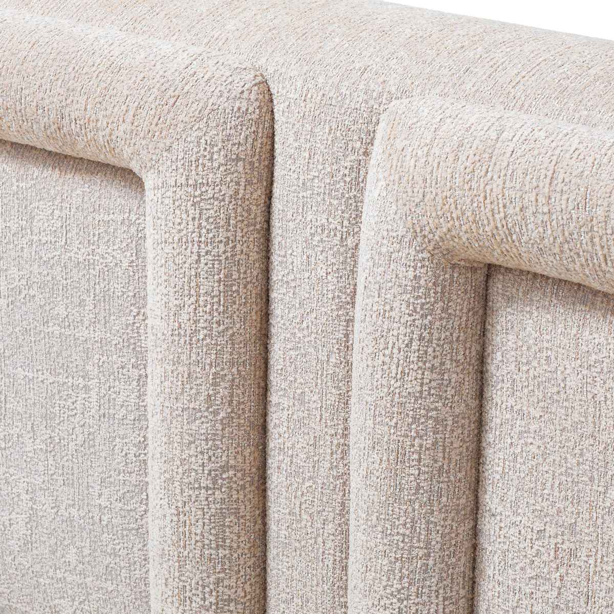 Gray Curved 3-Seater Sofa Avenza | Eichholtzmh.com