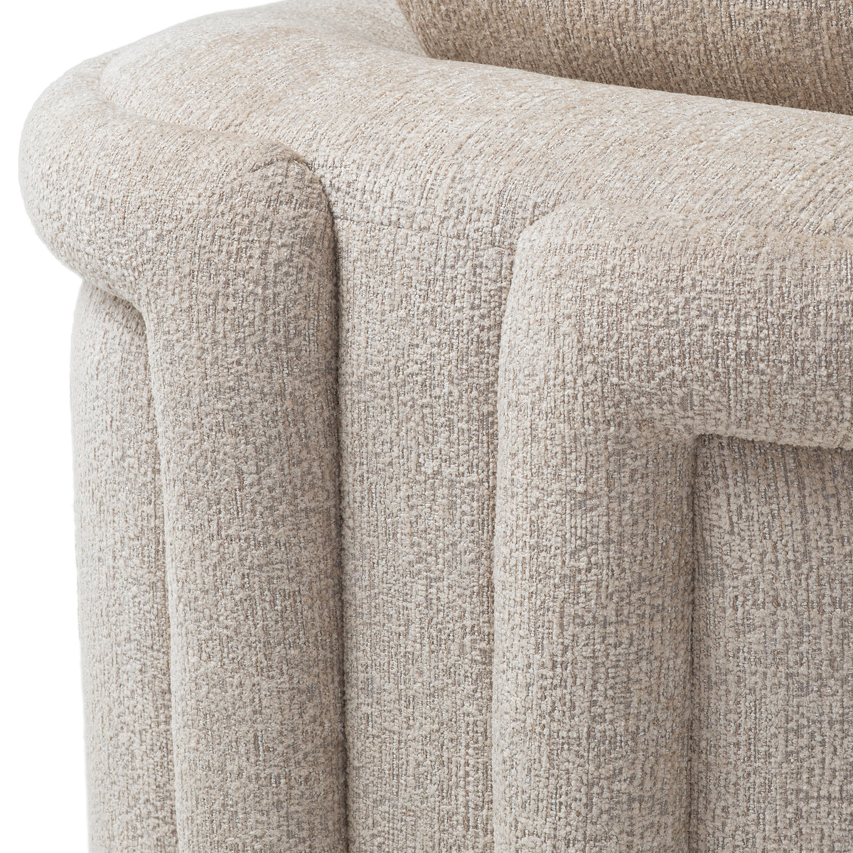 Gray Curved Lounge Chair Avenza | Eichholtzmh.com