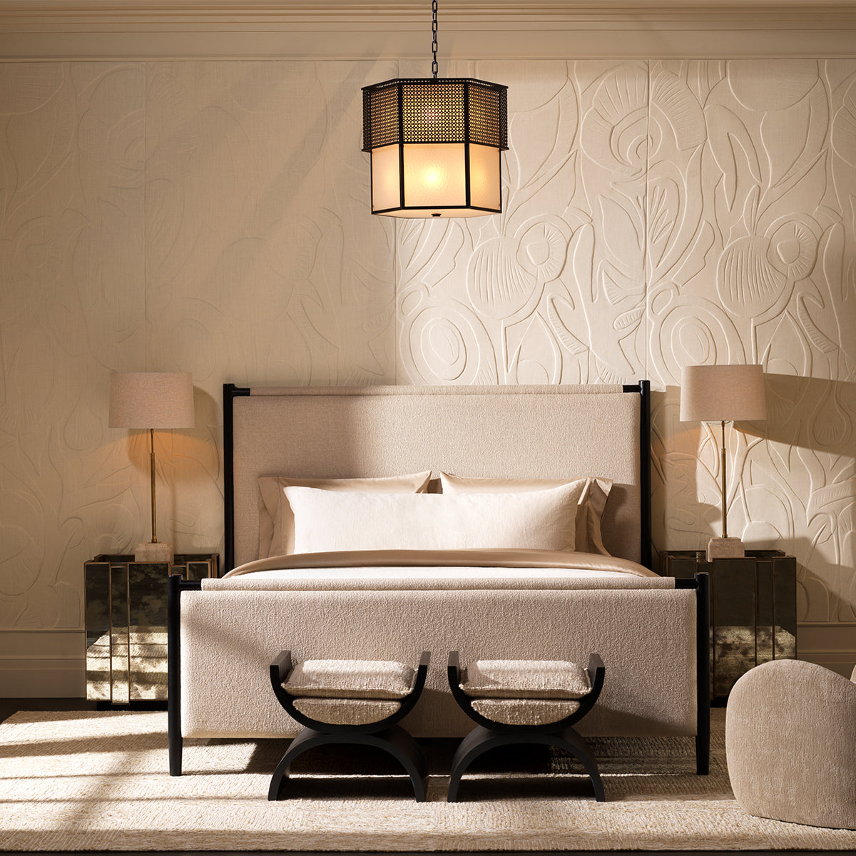 Brushed Brass Nightstand Nottingham | Eichholtzmh.com